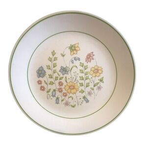 (3)‎ Piece CORELLE DINNER PLATE SET in the "Meadow" FLOWER PATTERN Discontinued